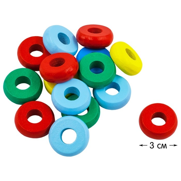 Пирамидка &laquo;Счеты&raquo;, 15 деталей