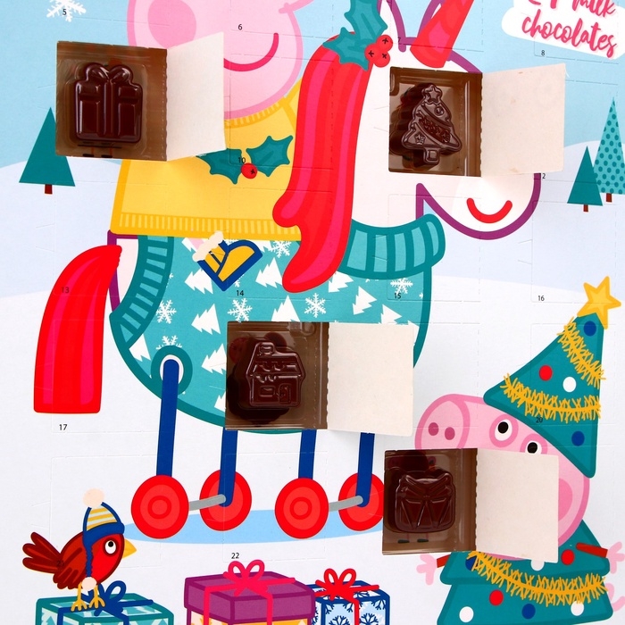 Адвент календарь Адвент календарь "Свинка Пеппа", микс, 75 г