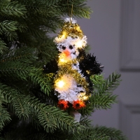 Фигура из мишуры "Пингвин" 17х11 см, 10 LED, AG10х3 (в компл), Т/БЕЛЫЙ Фигура из мишуры "Пингвин" 17х11 см, 10 LED, AG10х3 (в компл), Т/БЕЛЫЙ