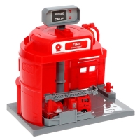 Парковка &laquo;Пожарная&raquo;, с подъёмом, машинка опускается с кнопки, звонит колокол, МИКС