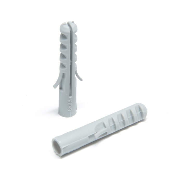 Дюбель ТУНДРА, тип S, распорный, полипропиленовый, 6х35 мм, 1000 шт Дюбель ТУНДРА, тип S, распорный, полипропиленовый, 6х35 мм, 1000 шт