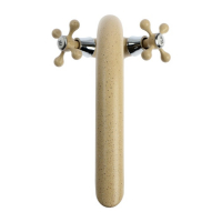 Cмеситель для кухни "Эверест" B69-659, двухвентильный, высокий излив, на гайке, бежевый Cмеситель для кухни "Эверест" B69-659, двухвентильный, высокий излив, на гайке, бежевый