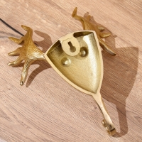 Крючок "Рога" алюминий 14х22х31 см Крючок "Рога" алюминий 14х22х31 см