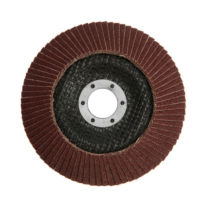 Круг лепестковый торцевой конический ТУНДРА, 125 х 22 мм, Р100 Круг лепестковый торцевой конический ТУНДРА, 125 х 22 мм, Р100