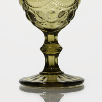 Набор бокалов для вина стеклянный Magistro &laquo;Ла-Манш&raquo;, 250 мл, 8&times;15,5 см, 2 шт, цвет зелёный