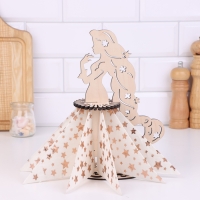 Салфетница &laquo;Девушка Лето&raquo;, фанера