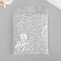 Бусины для творчества пластик "Русские буквы на белом кружочке" набор 500 гр 0,7х0,7х0,4 см   988729