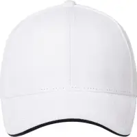 Бейсболка Spiker, белая с темно-синим