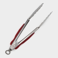 Щипцы кухонные Доляна &laquo;Универсал&raquo;, 21,5 см, прорезиненная ручка