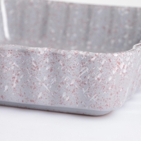 Емкость для запекания "Волна квадратная" 1,5л / 6,5х23х23см, дуэт Емкость для запекания "Волна квадратная" 1,5л / 6,5х23х23см, дуэт