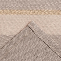 Скатерть "Этель" 110х165 см &plusmn; 5см, цвет кофейный с золотой нитью, 100% хлопок, 163 г/м2