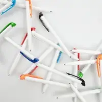 Ручка шариковая Favorite, белая с синим Ручка шариковая Favorite, белая с синим