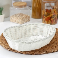 Корзинка для подачи Доляна «Молоко», 27×22×6 см, цвет белый Корзинка для подачи Доляна «Молоко», 27×22×6 см, цвет белый