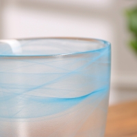 Горшок цветочный с поддоном "Гармония", бирюзовый 1 л