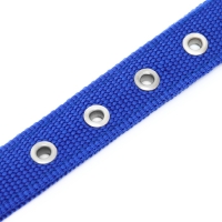 Ошейник "Комфорт" комбинированный, 55 х 2,5 см, ОШ 40-50 см, синий