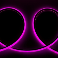 Гибкий неон Luazon Lighting 16 мм D-образный, IP65, 50 м, SMD2835, 120 LED/м, 220 В, свечение розовое