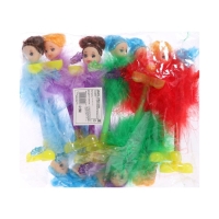 Ручка-прикол Calligrata "Пух-куколка", шариковая, на подставке, МИКС Ручка-прикол Calligrata "Пух-куколка", шариковая, на подставке, МИКС