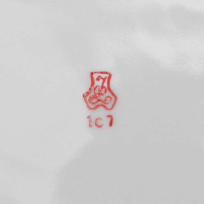 Набор фарфоровых тарелок Sealife, 6 предметов, рисунок МИКС