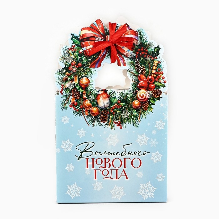 Коробка новогодняя складная &laquo;Волшебного Нового года&raquo; 12.3 х 21 х 5.3 см, Новый год