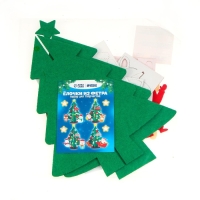 Набор для творчества «Ёлочка новогодняя» украшения на клеевой основе Набор для творчества «Ёлочка новогодняя» украшения на клеевой основе