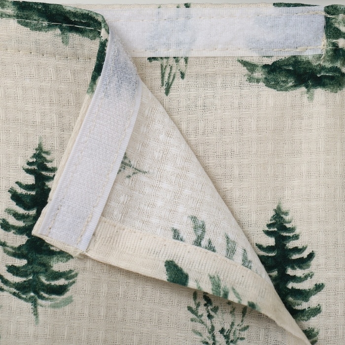 Полотенце для бани "Ёлочки" жен. парео, 80х144 см, хл., ваф. полотно