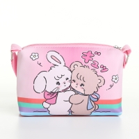 Сумка детская для девочки на молнии, цвет розовый Сумка детская для девочки на молнии, цвет розовый