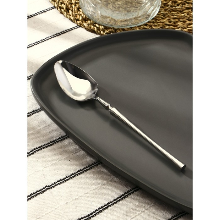 Ложка столовая из нержавеющей стали Magistro &laquo;Фьюжн&raquo;, длина 20 см, цвет серебряный