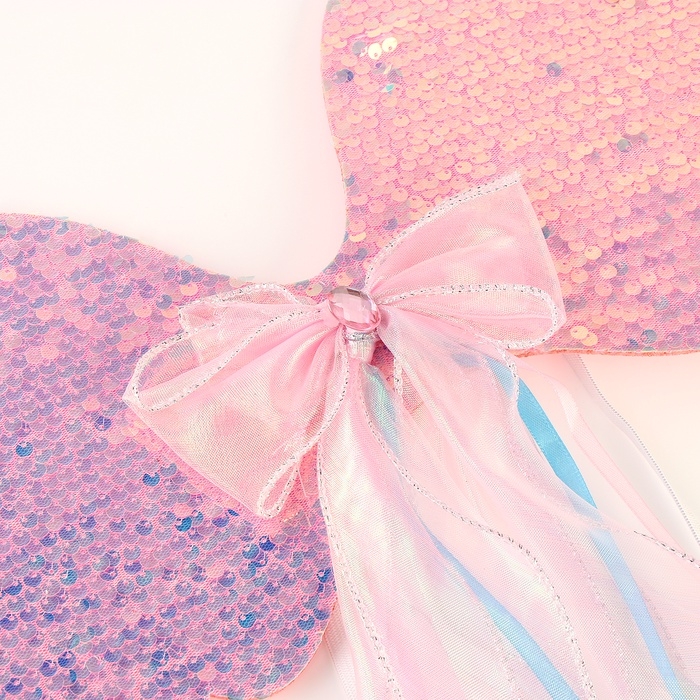 Карнавальный набор Карнавальный набор "Ангелочек" 2 предмета: юбка, крылья, цвет розовый