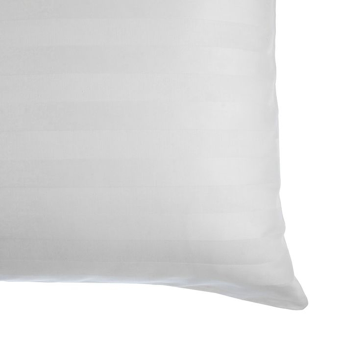 Наволочка Атра 50х70см цвет белый, страйп-сатин 3х3 140г/м&sup2; 100% хлопок