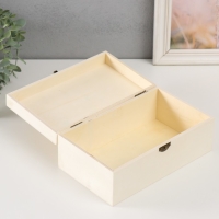 Шкатулка дерево под роспись "Прямоугольная" замок пряжка 23,5х14х9,5 см Шкатулка дерево под роспись "Прямоугольная" замок пряжка 23,5х14х9,5 см