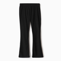 Брюки детские с разрезами KAFTAN, р. 36 (134-140 см), чёрный