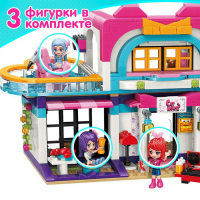 Конструктор Девчонки «Домик подружек», 3 минифигуры и 447 деталей Конструктор Девчонки «Домик подружек», 3 минифигуры и 447 деталей