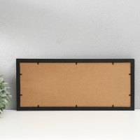 Фоторамка дерево, стекло с прищепками 10х15 см "Локаничность" чёрная 2,8х42,5х18,5 см