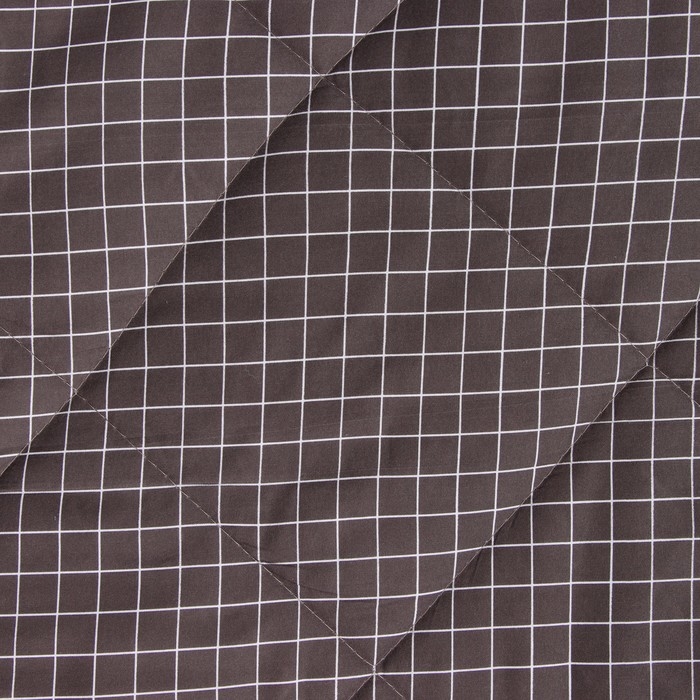 Покрывало LoveLife 2сп Graphite cage 180*210&plusmn;5см, новосатин, 100%п/э