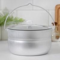 Котелок туристический, 4,5 л, алюминиевая крышка Котелок туристический, 4,5 л, алюминиевая крышка