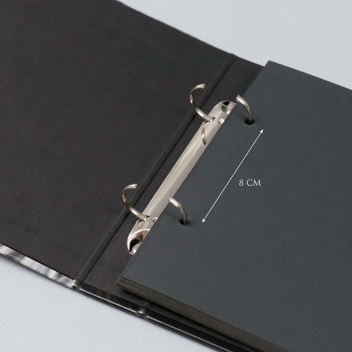 Фотоальбом 25 листов (наклейки+кольца) Фотоальбом 25 листов (наклейки+кольца) "Лев" 19х27х3 см