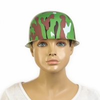 Карнавальная пластиковая каска &laquo;Камуфляж&raquo;