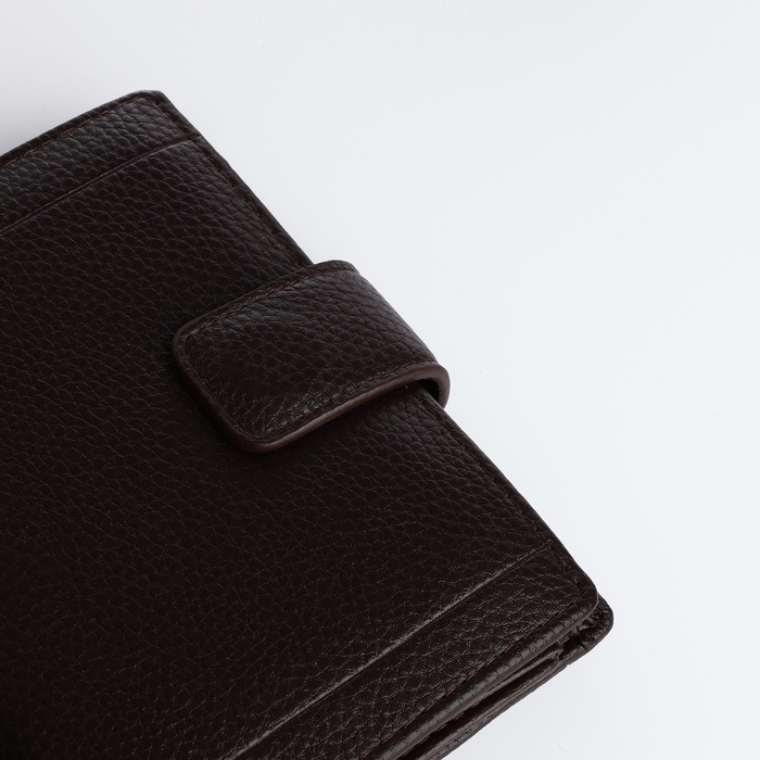 Портмоне мужское на магните 3 в 1, отдел для автодокументов, паспорта, цвет коричневый Портмоне мужское на магните 3 в 1, отдел для автодокументов, паспорта, цвет коричневый