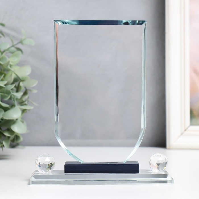 Сувенир стекло Сувенир стекло "Стела наградная" 17х12х4 см