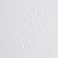 Штора на шторной ленте, размер 250х165 см, цвет белый, 100% полиэстер Штора на шторной ленте, размер 250х165 см, цвет белый, 100% полиэстер