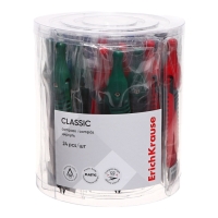 Циркуль пластиковый ErichKrause "Classic", 122мм, PVC чехол, микс Циркуль пластиковый ErichKrause "Classic", 122мм, PVC чехол, микс