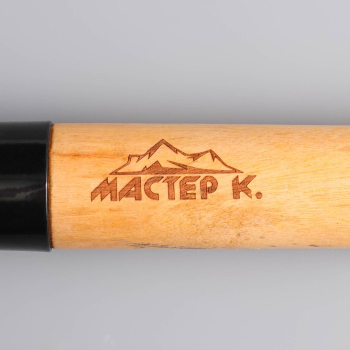 Лопата туристическая Лопата туристическая "Мастер К" совковая, 67 см, черная, дерево