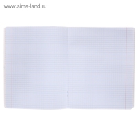 Тетрадь 48 листов в клетку "Фрукты", обложка мелованный картон, УФ-лак, МИКС