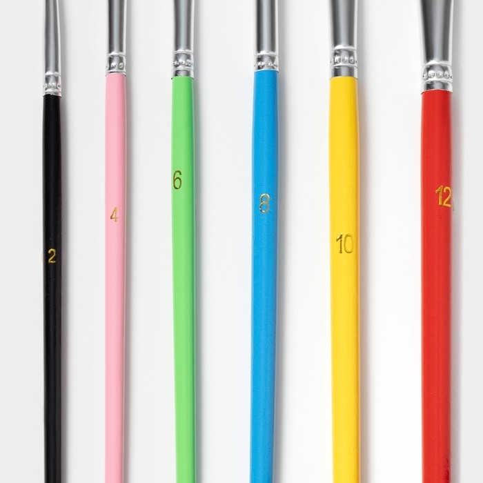 Набор кондитерских кисточек для декорирования Доляна «Леонардо», 6 шт Набор кондитерских кисточек для декорирования Доляна «Леонардо», 6 шт