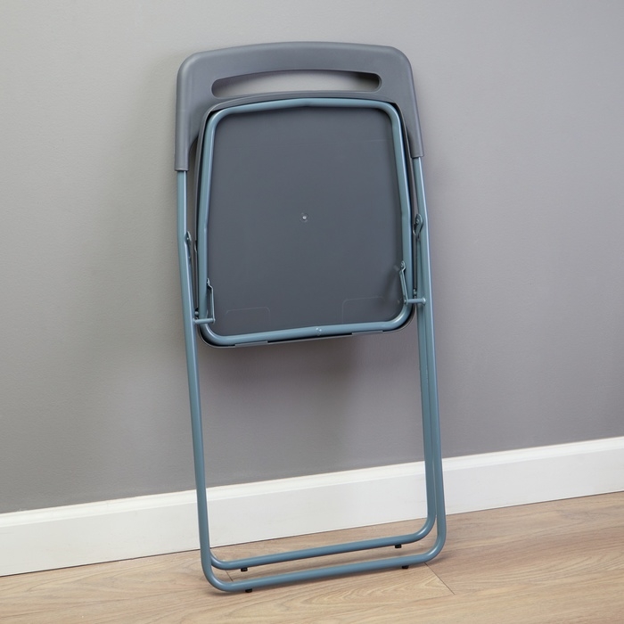 Стул складной, серый