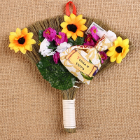 Оберег «Веник», маленький, вертикальный, микс Оберег «Веник», маленький, вертикальный, микс