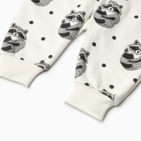 Комбинезон &laquo;Енот&raquo; Крошка Я, цвет белый, рост 80-86 см