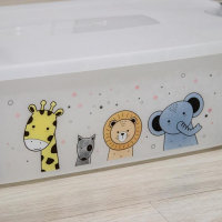 Мегабокс детский на колёсиках, 32 л, цвет МИКС Мегабокс детский на колёсиках, 32 л, цвет МИКС