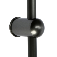 Душевая система ZEIN Z1013, тропическая и ручная лейка 5 режимов, 2 шланга, мыльница, графит   99321