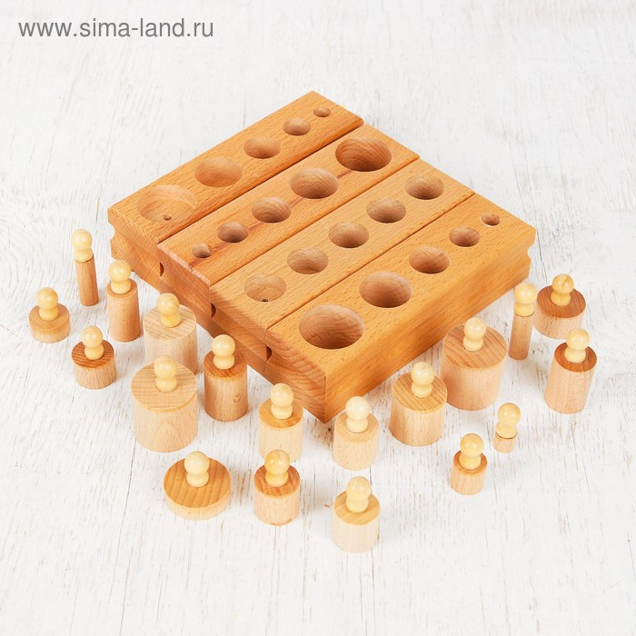 Развивающий набор цилиндров &laquo;Больше-меньше&raquo;